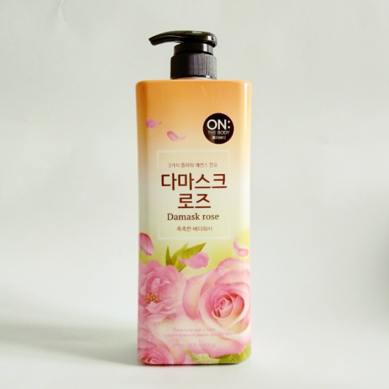 Sữa tắm Nước hoa On The Body  Damsak Rose 900ml Hàn Quốc