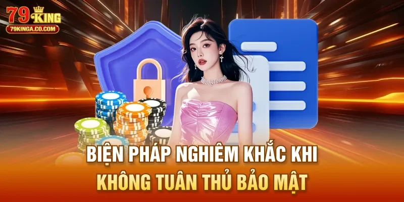 Biện pháp nghiêm khắc khi không tuân thủ bảo mật